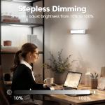 Under Cabinet Kitchen Lights 3 Pack - 6000K LED Motion Sensor Lights Indoor, 1100mAh Rechargeable Light, Dimmable & Magnetic Wireless Under Counter Lights for Cupboard|Shelf|Wardrobe|Stairs, 20CM