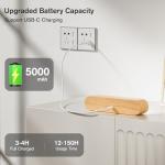 Hensam Battery Operated Wall Sconces, Wireless LED Wall Sconce Set of Two for Bedroom, Rechargeable Wall Lights for Picture, 5 Modes Dimmable Wall Lamps for Living Room, 2 Pack