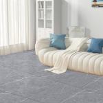 YAYODS 40 Pack Grey Self Adhesive Floor Tile Vinyl Flooring, 30x30cm Concrete Marble Effect Flooring Stickers, Waterproof Peel and Stick Floor Tile for Kitchen Bathroom Living Room Anti Slip