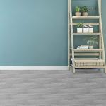 5m² Self Adhesive Vinyl Flooring, Floor Planks with Wood Effect, 36pcs Waterproof PVC Floor Tiles for Bathroom Kitchen and All Flat Floor, Stick On Floor Tiles, 91.5x15.2cm (Washed-Grey)