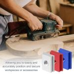 M METERXITY Aluminum t Track (10Pcs, 1.2Inch, M8, Silver)- T-Slider for T-Slot Miter Slider, Double-Cut& Pre Drilled Mounting Holes, Apply to Woodworking/Fixtures/Crosscut Sled/Router Table