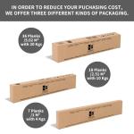 FLOREXP Vinyl Flooring | Self Adhesive Flooring Plank with Wood Effect | Peel and Stick Floor Tiles | Self Adhesive Flooring | 2.0mm 36pcs Waterproof for Bedroom Office Floor Plank(5.02m²,Grey)