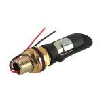 Ieron Rotating Flashing Amber Beacon Light Flexible Din Pole Tractor Mounting Bracket With Cable And Protective Cover Mounting Light Bracket Light Fixture