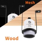 REPTI HOME Reptile Ceramic Holder Fixture, Heat Lamp Holder for Terrariums and Vivariums Light, Pet Heater Bracket for Tortoise, Gecko, Lizard, Bearded Dragon