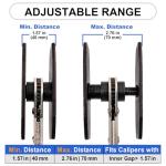 Spurtar Brake Caliper Press Tool, 4 in 1 Universal Disc Brake Caliper Compression Tool Ratchet Piston Spreader Automotive for Car Repair Installation Blue