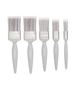 Harris Essentials Walls & Ceilings Paint Brush Set | Pack of 5 | 0.5", 1", 1.5", 2"