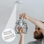 2 Set Light Fixture Mounting Bracket Plate Steel Crossbar,Ceiling Fixture Light Fixtures Bracket,Ceiling Lights Plate Kit