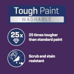 Johnstone's - Washable Paint - Chapel Stone - Matt Finish - Emulsion Paint - Highly Durable - Stain Resistant - Non Toxic & Low Odour - 12m2 Coverage per Litre - 2.5L (Packaging may vary)