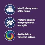 Johnstone's - Washable Paint - Chapel Stone - Matt Finish - Emulsion Paint - Highly Durable - Stain Resistant - Non Toxic & Low Odour - 12m2 Coverage per Litre - 2.5L (Packaging may vary)