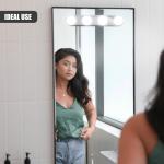 GEEZY Stick-On Vanity Lights for Mirror - Battery Powered, Cordless, Easy Setup - Hollywood Style LED Makeup Lights for Dressing Table, Bathroom, Vanities - Great for Makeup, Grooming, Shaving