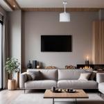 Happy Homewares Classic Polished Chrome Ceiling Light Fixture to Showcase Lamp Shades | 12cm x 33cm | Suitable for Lamp Shades with E27 Lamp Holder