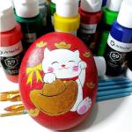 Artecho Acrylic Paints Set 18 Colors 2 Ounce/59ml with 10 Art Brushs, Non Toxic, Model Paint, Waterproof Paint, Acrylic Paint Kit for Canvas, Crafts, Glass, Clay, Wood, Fabric, Poster, Leather&Rock