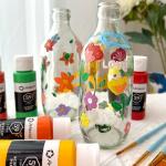 Artecho Acrylic Paints Set 18 Colors 2 Ounce/59ml with 10 Art Brushs, Non Toxic, Model Paint, Waterproof Paint, Acrylic Paint Kit for Canvas, Crafts, Glass, Clay, Wood, Fabric, Poster, Leather&Rock