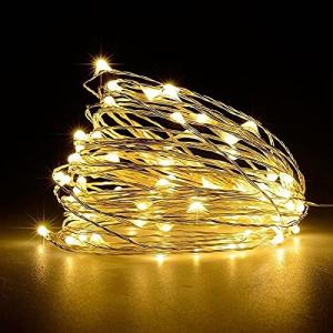 Jsdoin Fairy Lights, 50 LED Battery Operated String Lights Copper Wire Light for Indoor Outdoor Lighting, Bedroom, Wedding Decor, Party, Christmas, Tree Decoration(5M/16ft,WarmWhite)