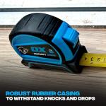 OX Tools Pro Dual Auto Lock Tape Twinpack - 8m / 26ft, Blue (OX-P505488)