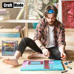 Craft Mode Acrylic paint set 24 12ml Perfect for Canvas, Wood, Ceramic, Rock, Fabric & Crafts. Non-Toxic, Quick Dry Vibrant Colours. Beginners, Students and professionals