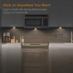 STAR-SPANGLED Tap Light Push Lights, Stick on LED Touch Puck Light AAA Battery Operated, Press Spot Lighting Indoor for Under Cupboard, Wardrobe, Cabinet, Closet, Kitchen (2.8inch, Warm White, 5 Pack)