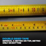 OX Tools Pro Dual Auto Lock Tape Twinpack - 8m / 26ft, Blue (OX-P505488)