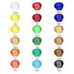 Artecho Acrylic Paint 18 Colors 2 Ounce/59ml, Acrylic Paints Set for Adults, Non Toxic, Waterproof Paint Kit for Canvas, Crafts, Glass, Model, Clay, Wood, Fabric, Poster, Leather&Rock