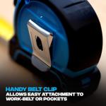 OX Tools Pro Dual Auto Lock Tape Twinpack - 8m / 26ft, Blue (OX-P505488)