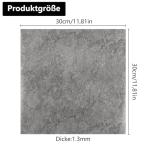 CYEER 40Pcs Vinyl Floor Tiles Self Adhesive, 30x 30cm Peel and Stick Grey Self Adhesive Floor Tiles Marble Effect, Waterproof Vinyl Flooring Stick On for Bathroom Kitchen Living Room