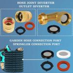 ZDBB 1000 Pcs 18 Size O Ring Kit+18 Size Rubber Washers Assortment Kit for Plumbing Faucet Water Pipe Garden Hose Washers Shower Heads Gasket Repair and Air or Gas Connections