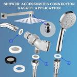 ZDBB 1000 Pcs 18 Size O Ring Kit+18 Size Rubber Washers Assortment Kit for Plumbing Faucet Water Pipe Garden Hose Washers Shower Heads Gasket Repair and Air or Gas Connections