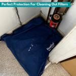 THE ULTIMATE DUST SHEET | Plumbers Dust Sheet | Plumbers Work Mat Made From Water Proof 600d Material. Perfect For Boiler Servicing, Working On Radiators & Plumbing Jobs A Must In Your Plumbing Tools.