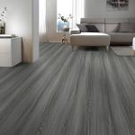 Vinyl Flooring Self Adhesive Floor Planks, Floor Tiles Self Adhesive Waterproof Peel and Stick for Kitchen Bathroom Living Room Dark Grey Wood PVC 30x300cm/Roll