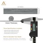 ATOPOSE Peel and Stick Vinyl Plank Flooring, Self Adhesive Vinyl Flooring 36 PCS - 36" x 6"- 5.02㎡ with Wood Effect,Washed Grey, Waterproof and Fire-Resistant for Bedroom Bathroom Living Room Office