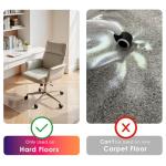 Kuyal Clear Chair Mat for Hard Floors 90x120cm