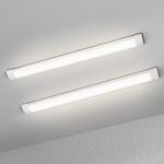 muzha 2 Packs LED Batten Lights，PC Body， 4FT 36W 4000k 3600lm,Low Profile Wall or Ceiling Surface Mounted Fitting for Home/Workshop/Office/School Restaurant (4FT)