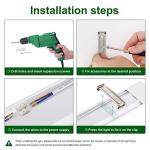 muzha 2 Packs LED Batten Lights，PC Body， 4FT 36W 4000k 3600lm,Low Profile Wall or Ceiling Surface Mounted Fitting for Home/Workshop/Office/School Restaurant (4FT)