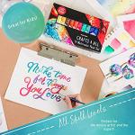 Crafts 4 ALL Watercolour Paint Set - 12 Pack of Premium Quality Watercolours for Kids, Artists, Students, and Beginners – Vibrant Paints w/ 3 Bonus Water Colour Paintbrushes