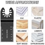 10Pcs Wood Cutting Oscillating Tool Blades Professional Universal Fit for Fein Multimaster, Milwaukee, Makita, Ryobi, Rockwell, Bosch, Black & Decker & More