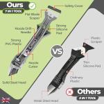 Revolex Silicone Remover Tool - Professional Sealant Removal | Easy & Efficient | Versatile & Reusable | Ideal for Bathrooms, Kitchens, Floors, Caulking and Smoothing Sealants | Grout Remover