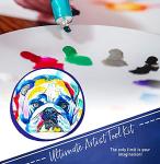 Crafts 4 ALL Watercolour Paint Set - 12 Pack of Premium Quality Watercolours for Kids, Artists, Students, and Beginners – Vibrant Paints w/ 3 Bonus Water Colour Paintbrushes