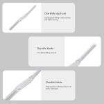 Brick Jointer Tool [Pack of 2], Dual-End Mortar Finishing Tool (1/2 inch x 5/8 inch) for Bricklaying, Durable Steel Pointing Tool for Builders & DIY Masonry Projects