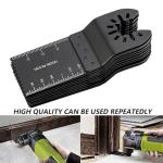 10Pcs Wood Cutting Oscillating Tool Blades Professional Universal Fit for Fein Multimaster, Milwaukee, Makita, Ryobi, Rockwell, Bosch, Black & Decker & More