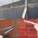 Brick Jointer Tool [Pack of 2], Dual-End Mortar Finishing Tool (1/2 inch x 5/8 inch) for Bricklaying, Durable Steel Pointing Tool for Builders & DIY Masonry Projects