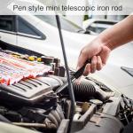 3 PCS Magnetic Pickup Tool, Handheld Magnetic Retrieval Tool with Non-Slip Handle Flexible Magnet Pick up Tools Durable Telescopic Magnetic Collector with Pocket Clip (1.5LB 3LB 5LB)