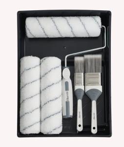 Harris Seriously Good Walls & Ceilings Decorating Kit, 7 Pieces, Roller, Brushes, Tray