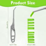 9 in 1 Silicone Caulking Tools, Silicone Sealant Tool with Narrow Tips, Sealant Finishing Tool for Small Tighter Spaces