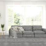 CYEER 40 PCS Vinyl Floor Tiles Self Adhesive, 30x30cm Grey Peel and Stick Grey Self Adhesive Floor Tiles Marble Effect, Waterproof Sticky Vinyl Flooring Tile Stick on for Bathroom Kitchen Living Room