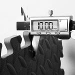 ComFy Mat Gym Flooring Mat, Foam Exercise Mats, Interlocking Puzzle EVA Floor Tiles, Non slip Rubber Cushion For Home Workout, Bonus Adhesives,24"X24"(60x60cm) Black 4 TILES (16 Square Feet)