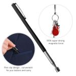 3 PCS Magnetic Pickup Tool, Handheld Magnetic Retrieval Tool with Non-Slip Handle Flexible Magnet Pick up Tools Durable Telescopic Magnetic Collector with Pocket Clip (1.5LB 3LB 5LB)