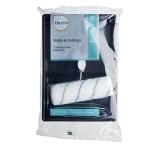 Harris Seriously Good Walls & Ceilings Medium Pile Roller Set | Includes 7" Tray, Frame, 1 x 7" Paint Roller Sleeve