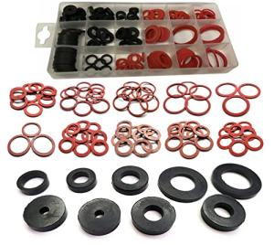 Simply Products 141pc Sealing Washer Set Rubber & Fibre Washer Assorted Set Kit Plumbing Plumber