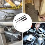 3 PCS Magnetic Pickup Tool, Handheld Magnetic Retrieval Tool with Non-Slip Handle Flexible Magnet Pick up Tools Durable Telescopic Magnetic Collector with Pocket Clip (1.5LB 3LB 5LB)