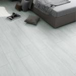 INMOZATA 36Pcs Self-Adhesive PVC Flooring Planks Floorboard Planks Waterproof Floor Stickers for Kitchen Bathroom Home Floor Tile (Light Grey)